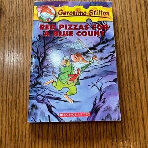 Geronimo Stilton Red Pizzas for a Blue Count Scholastic Paperback Children's